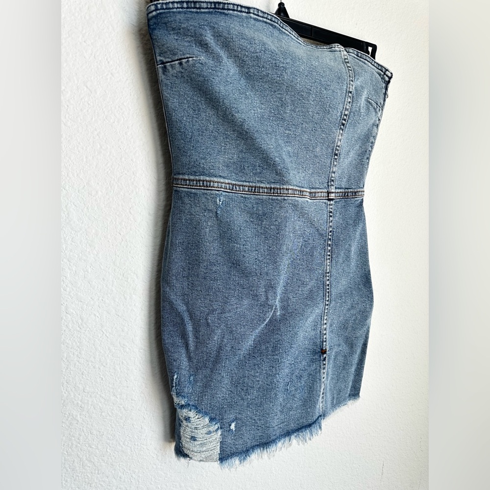 SER.O.YA Leighton Dress blue denim mini dress Size‎ Small - Picture 8 of 17
